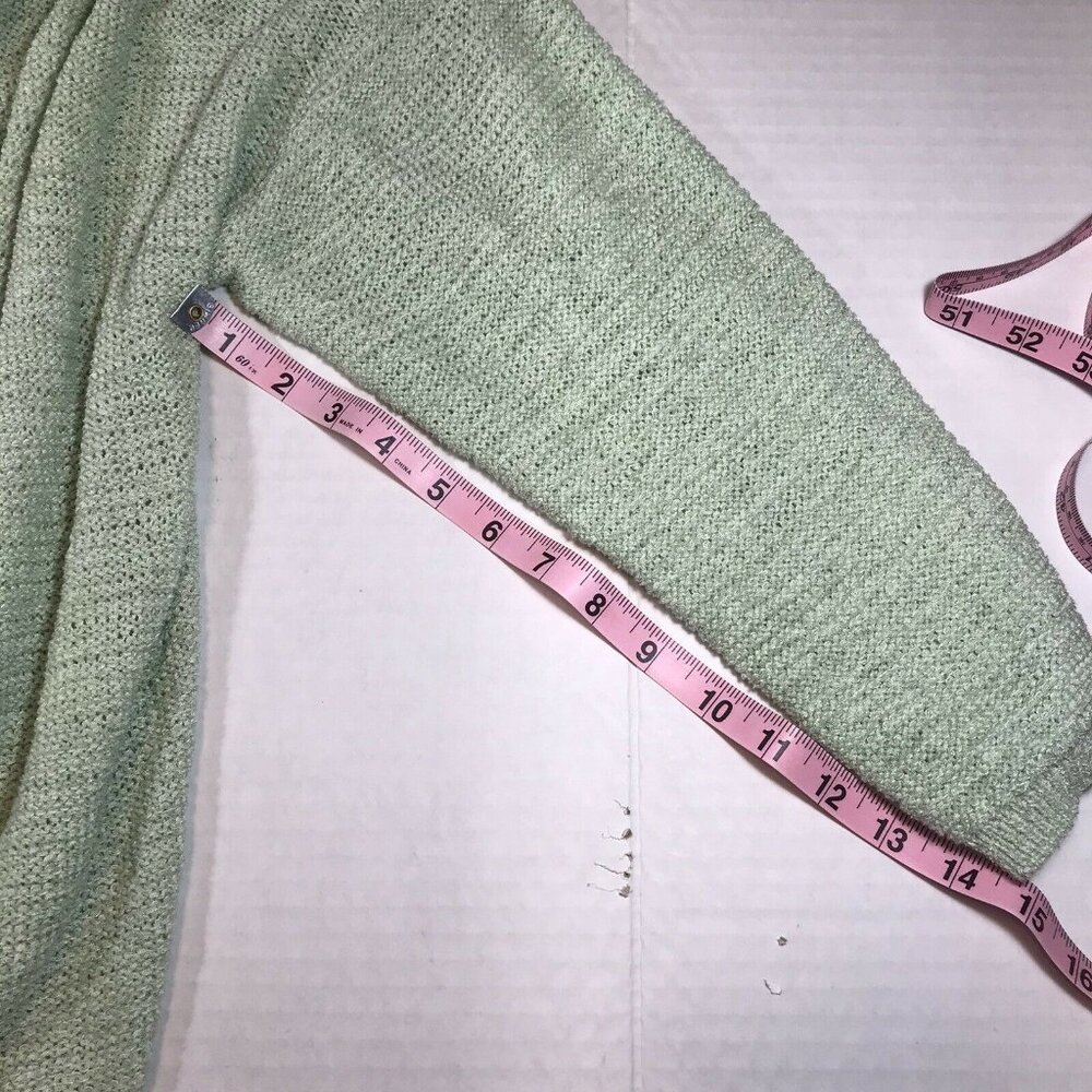 Wild Fable Womens Size XS Sweater Cardigan Open Front Knit Light Green New - Picture 10 of 11